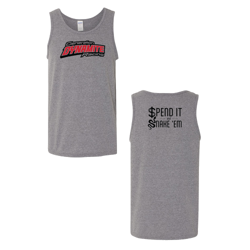Gildan Heavy Cotton Adult Spend It Tank Top -- Graphite Heather