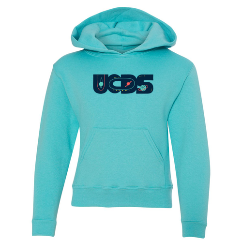 Jerzees 8 Oz., 50/50 Nublend Hooded Pullover Youth -- Scuba Blue
