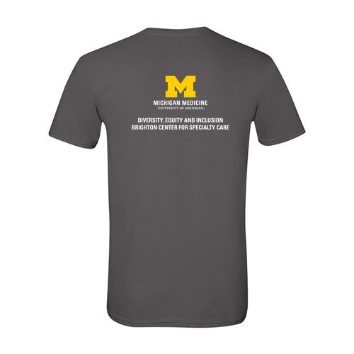 Mens/Unisex Gildan SoftStyle Fitted T-Shirt -- Charcoal, BCSC Logo