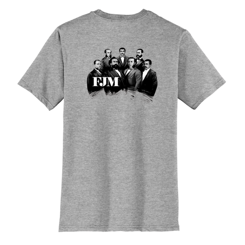 FJM Tee -- Light Heather Grey