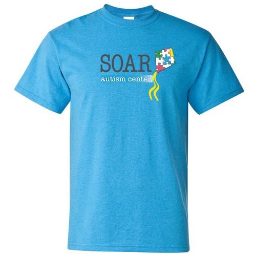 Gildan Ultra Cotton Basic T-Shirt -- Heather Sapphire