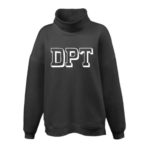 Pennant Womens Oversize Mockneck -- Black