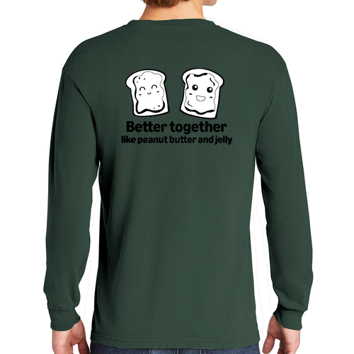 Comfort Colors Ringspun Long Sleeve Tee -- Blue Spruce