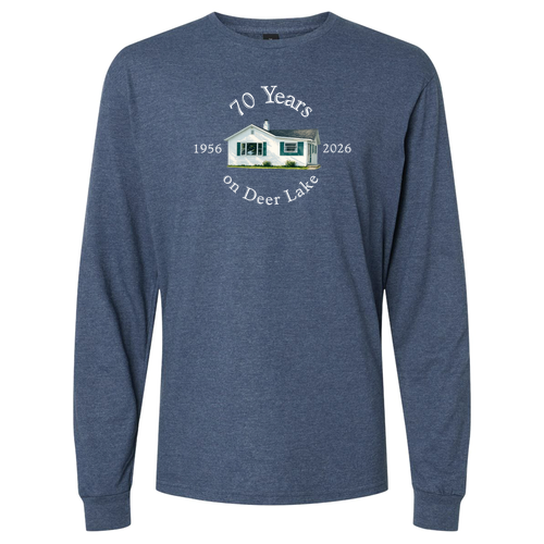 Gildan Softstyle CVC Long Sleeve T-Shirt -- Navy Mist