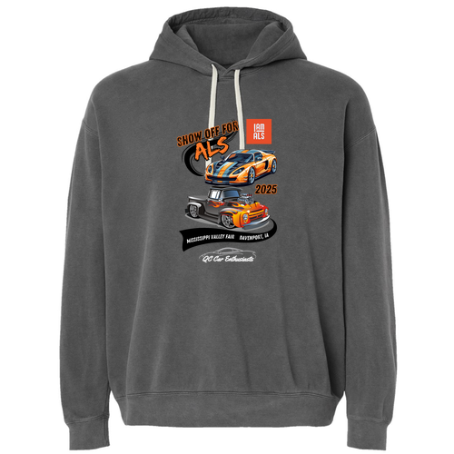 Comfort Colors Lightweight Adult Ringspun Hooded Sweatshirt -- Pepper