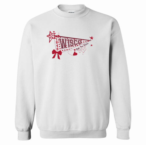Gildan Heavy Blend Crew Neck Sweatshirt -- White