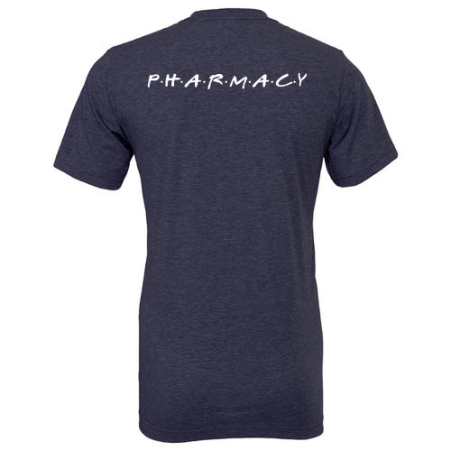 Mens/Unisex Bella Canvas Soft Fitted Heather T-Shirt -- Heather Midnight Navy