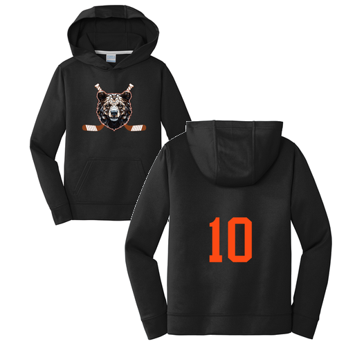Youth Performance Fleece Hoodie -- Jet Black