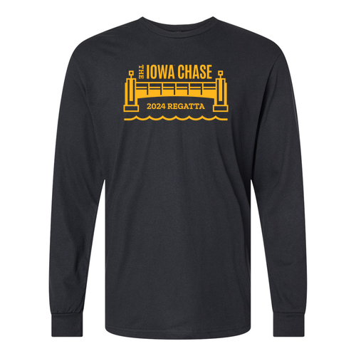 Gildan Softstyle CVC Long Sleeve Tee -- Pitch Black