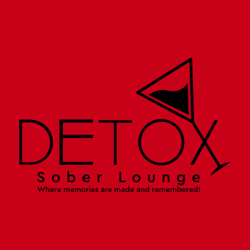 Detox Sober Lounge Hoodie -- True Red