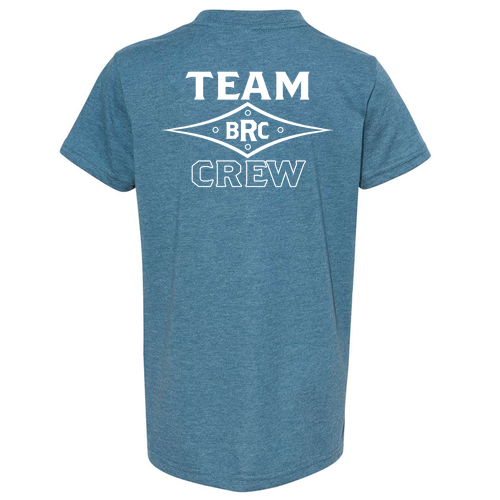 Bella Canvas Youth Heather CVC Short Sleeve Tee -- Heather Deep Teal