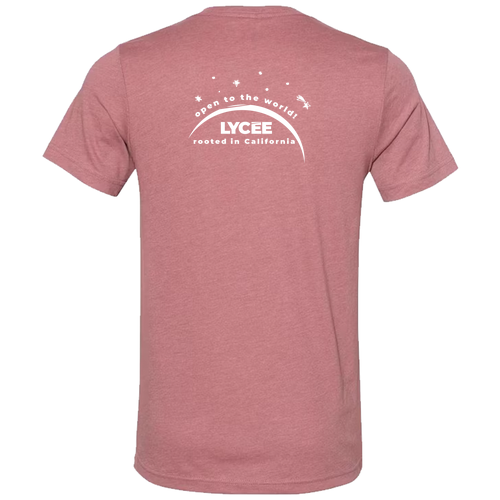 Youth Bella Canvas Heather CVC Short Sleeve Tee -- Heather Mauve
