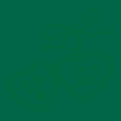 Gildan Heavy Blend Crew Neck Sweatshirt -- Irish Green Locket Design