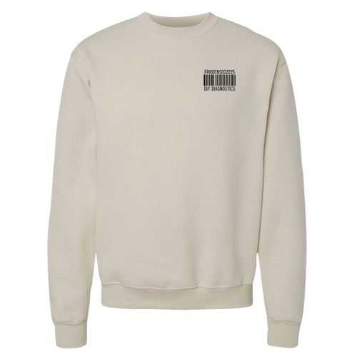 Champion Powerblend Crewneck Sweatshirt -- Sand