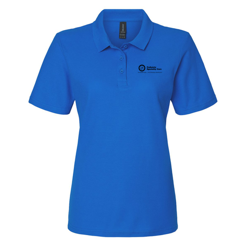 Gildan Lady's Softstyle Pique Polo -- Royal