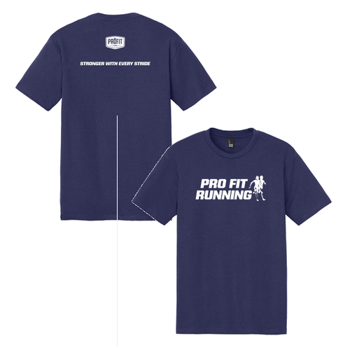 District Made Mens Perfect Tri Crew Tee -- Tanzanite