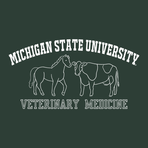 Gildan Heavy Blend Crew Neck Sweatshirt Horse and Cow
