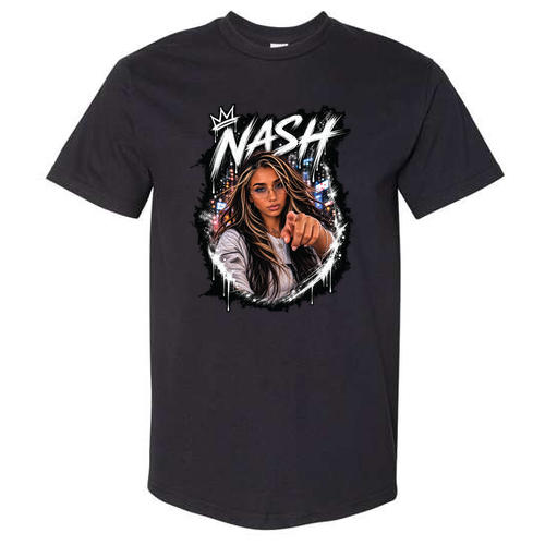 Nash Hammer Adult T-Shirt -- Black