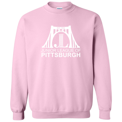 Gildan Heavy Blend Crew Neck Sweatshirt -- Light Pink