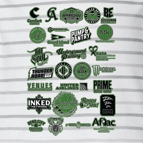 Rabbit Skins Lap Shoulder Onesie -- Shadow Stripe
