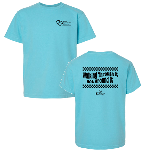 Comfort Colors Youth Ring Spun Cotton Tee -- Lagoon (Walk Through It)