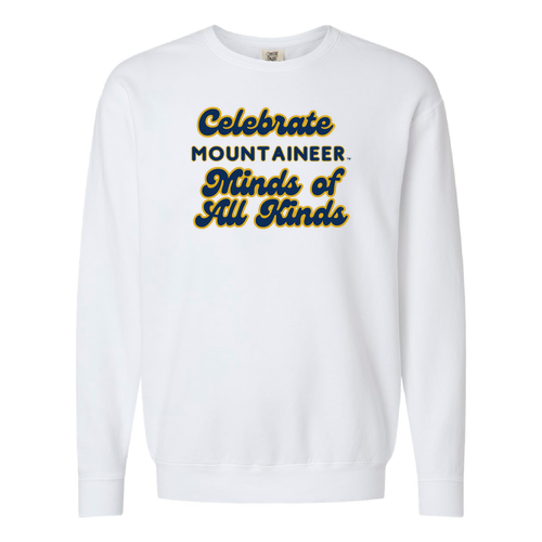 Comfort Colors Unisex Garment-Dyed Lightweight Fleece Crewneck Sweatshirt -- White
