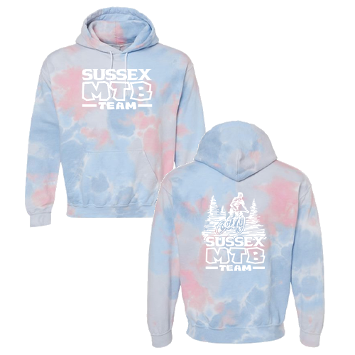 Dyenomite Blended Hooded Sweatshirt -- Coral Dream