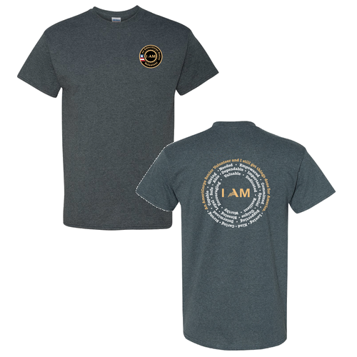 I Am Tee -- Dark Heather