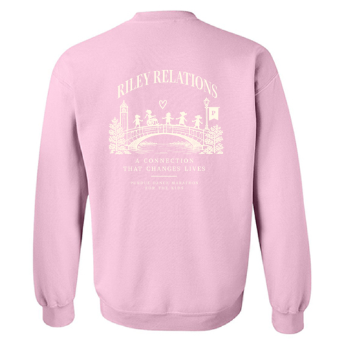 Gildan Heavy Blend Crew Neck Sweatshirt -- Light Pink