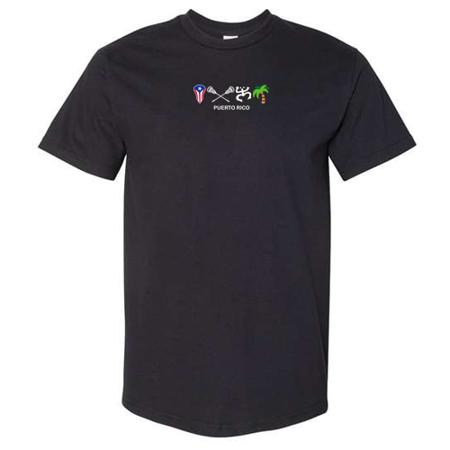 Puerto Rico Icon Heavyweight Tee -- Black
