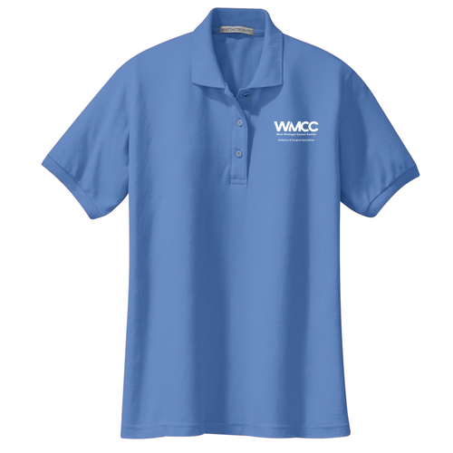 Port Authority Ladies Silk Touch Sport Shirt. -- Ultramarine Blue