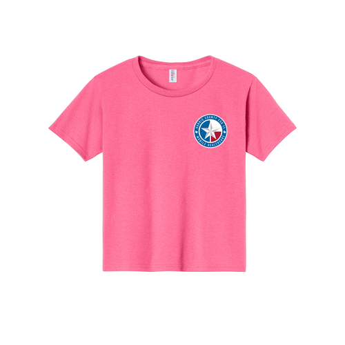 Jerzees Youth 50/50 Heavyweight T-Shirt -- Neon Pink