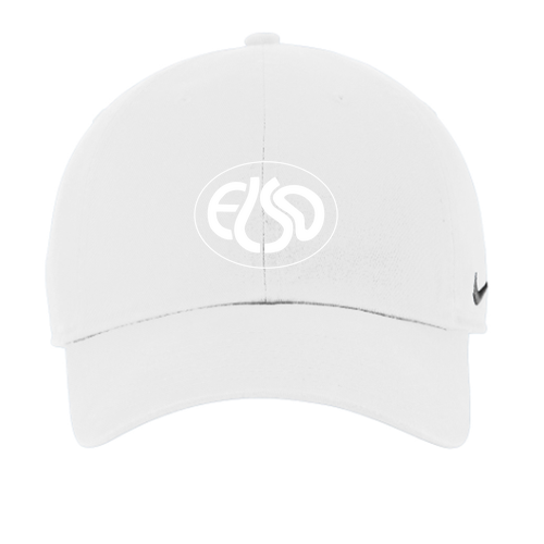 Nike Heritage Cotton Twill Cap -- White Logo