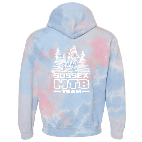 Dyenomite Blended Hooded Sweatshirt -- Coral Dream