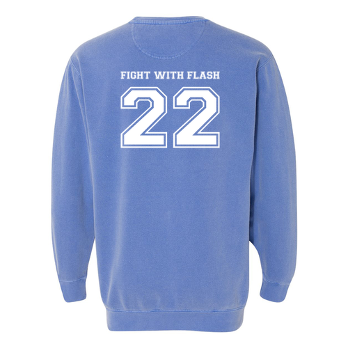 Comfort Colors Crewneck Sweatshirt -- Flo Blue