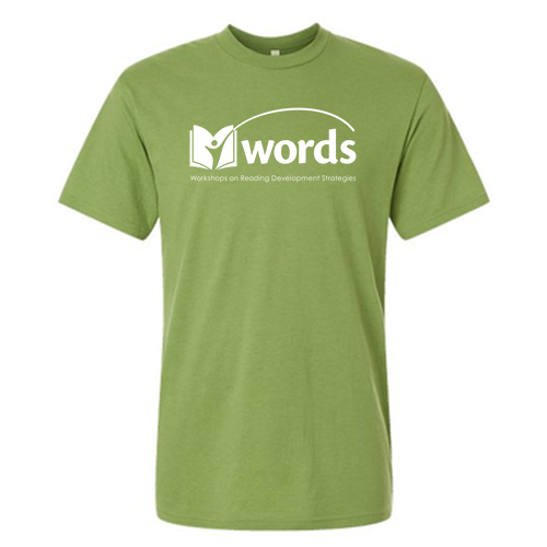 Unisex words Tee -- Heather Nephrite