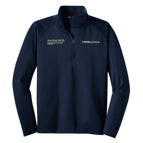 Sport Tek Sport Wick Stretch Half Zip Pullover -- True Navy