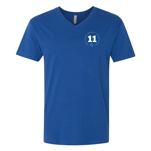 Next Level Unisex Premium Fitted V-Neck T-Shirt -- Royal