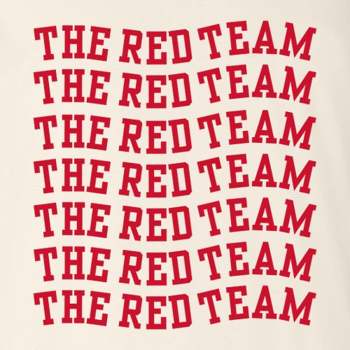 The Red Team Tee -- Natural