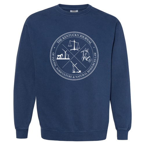 Comfort Colors Crewneck Sweatshirt -- True Navy