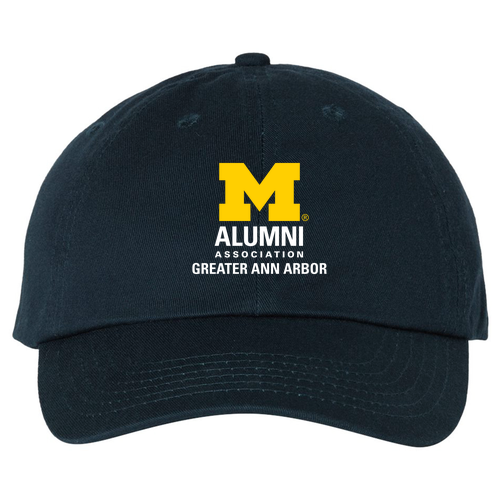Valucap Bio-Washed Unstructured Dad Hat -- Navy