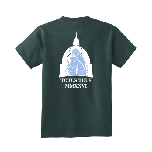 Port and Company Youth 5.4oz T Shirt -- Dark Green