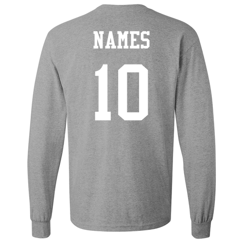 Gildan Heavy Cotton Longsleeve Basic T-Shirt -- Sport Grey