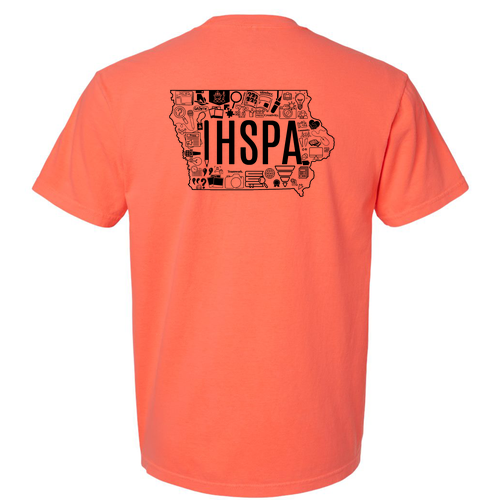 Comfort Colors Unisex Garment-Dyed Heavyweight T-Shirt -- Neon Red Orange