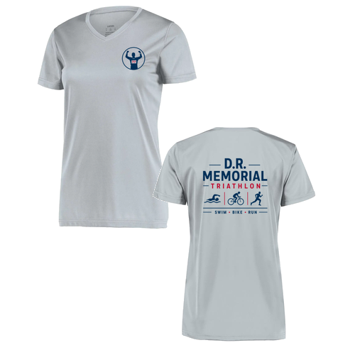Augusta Ladies Wicking T-Shirt -- Silver