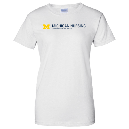 Ladies Gildan Ultra Cotton Basic T-Shirt -- White