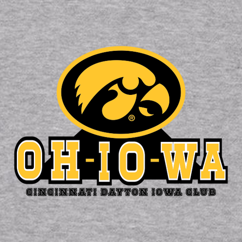 OH-IO-WA J America Unisex BTB Fleece Hooded Sweatshirt -- Oxford