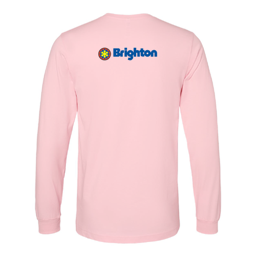Brighton Logo 2 Full color -- Long Sleeve Pink