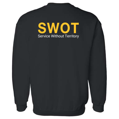 Gildan DryBlend Crew Neck Sweatshirt -- Black