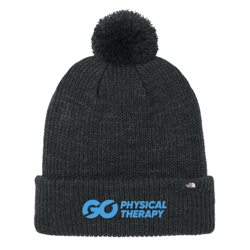 The North Face Pom Beanie -- TNF Black Heather